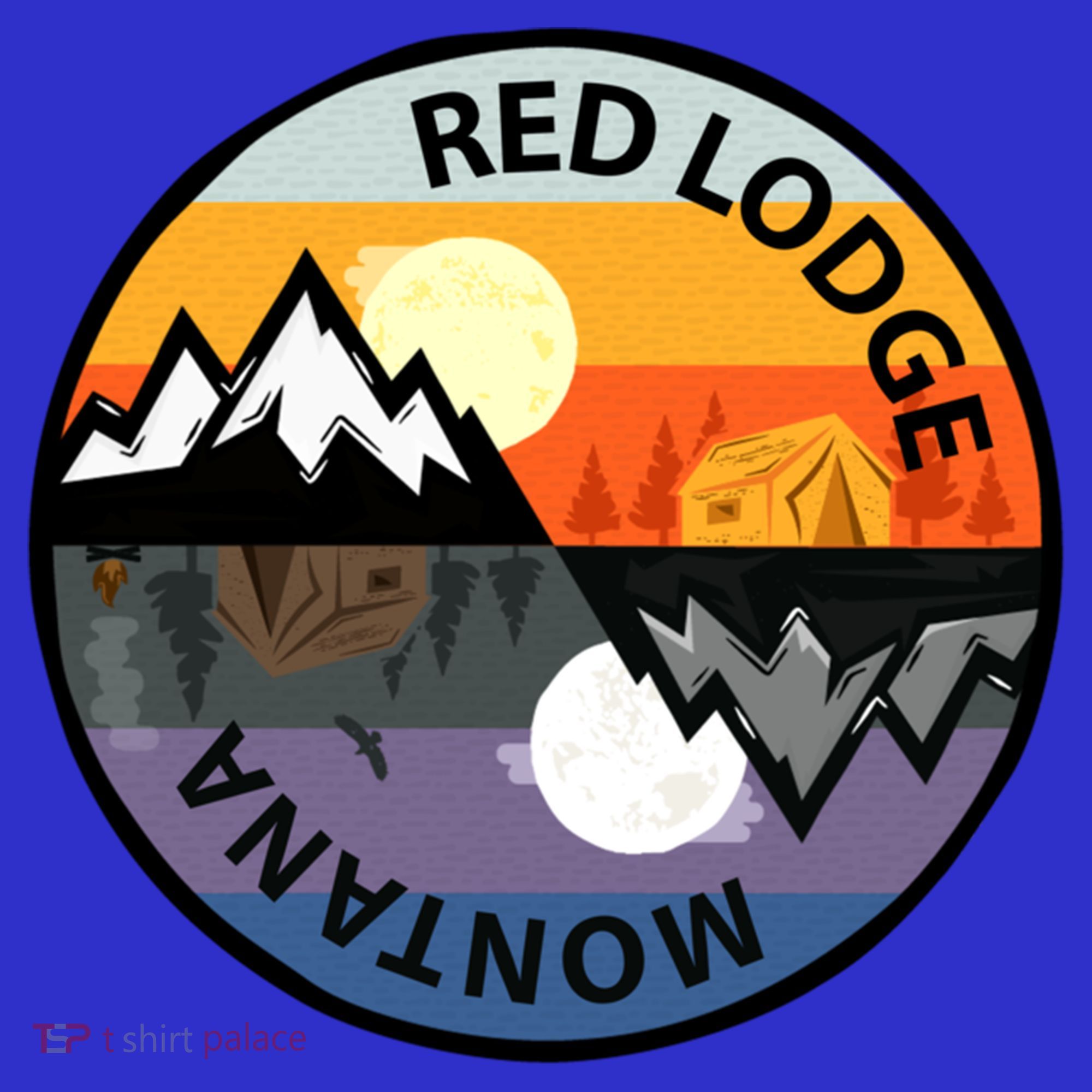 Retro Vintage Red Lodge Montana Souvenir Camping Meaningful Gift T-Shirt