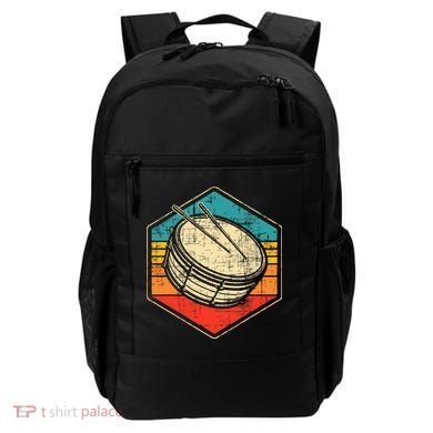 Retro Vintage Snare Drum Marching Band Drumline Drummer Backpack
