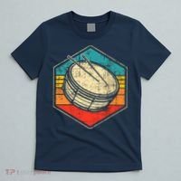 Retro Vintage Snare Drum Marching Band Drumline Drummer T-Shirt thumb 5