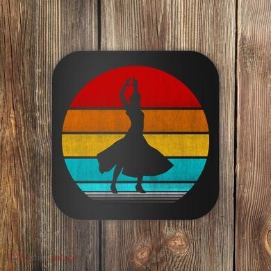 Retro Vintage Salsa Coaster