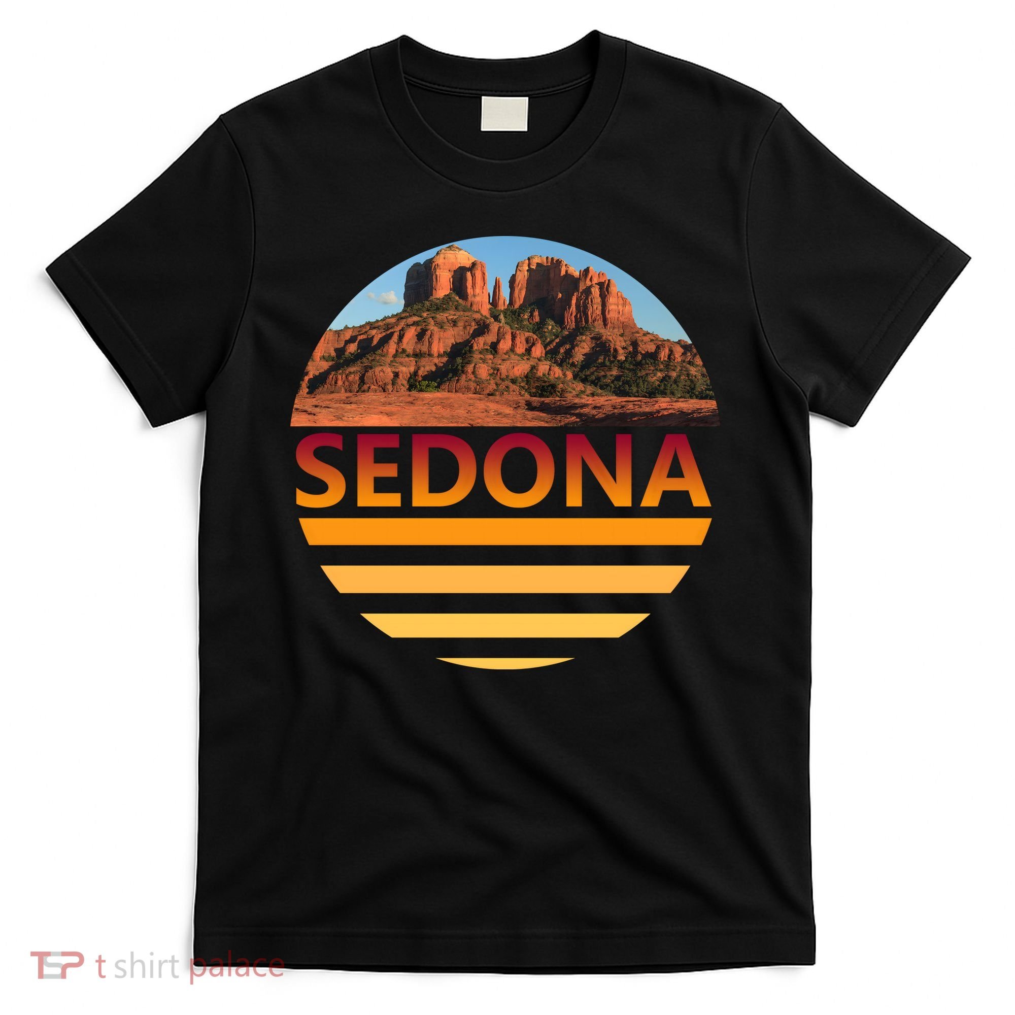 Retro Vintage Sedona Arizona Az Sunset Gift T-Shirt