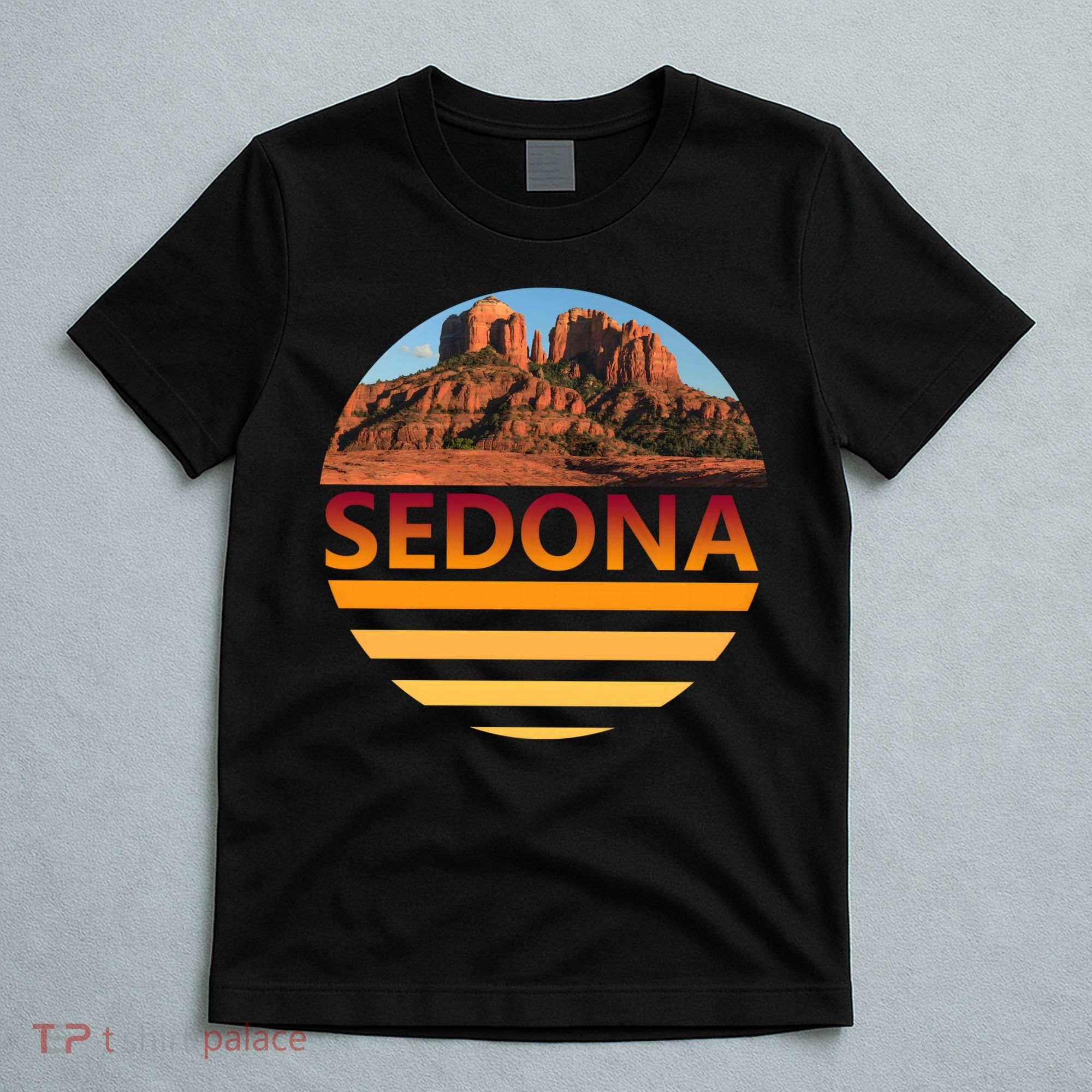 Retro Vintage Sedona Arizona Az Sunset Gift T-Shirt
