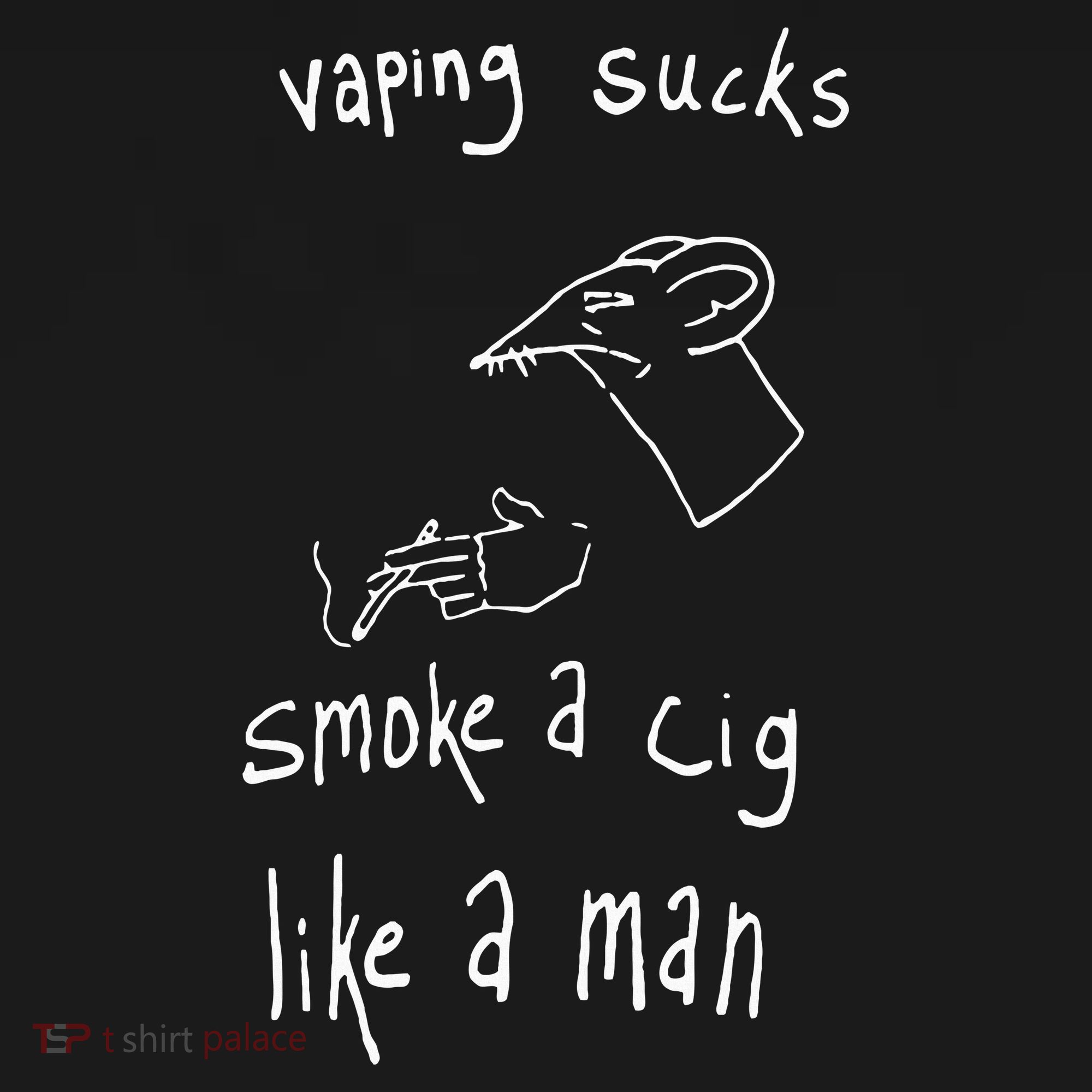 Rat Vaping Sucks Smoke A Cig Like A Man Apron