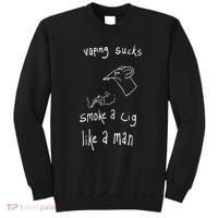 Rat Vaping Sucks Smoke A Cig Like A Man Sweatshirt thumb 0