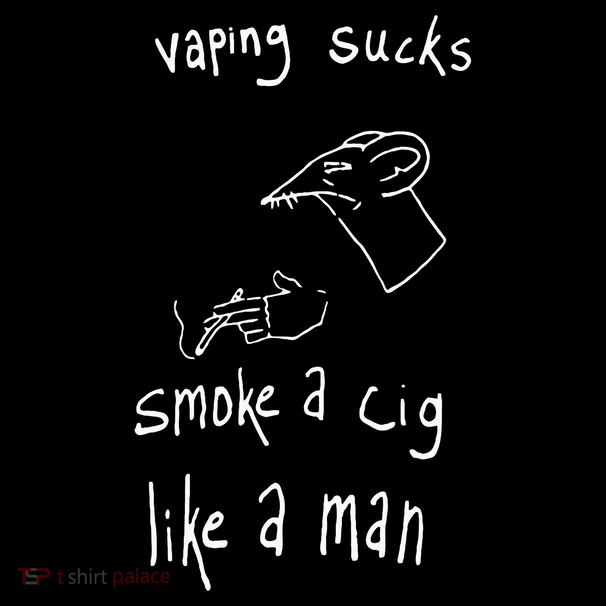 Rat Vaping Sucks Smoke A Cig Like A Man Sweatshirt