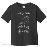 Rat Vaping Sucks Smoke A Cig Like A Man Toddler T-Shirt thumb 0
