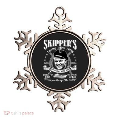 Retro Vintage Skipper's Famous 3Hour Tours Ornament