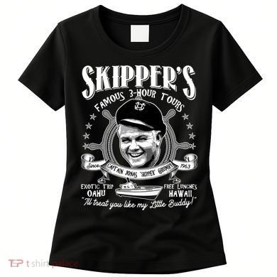 Retro Vintage Skipper's Famous 3Hour Tours Women's T-Shirt