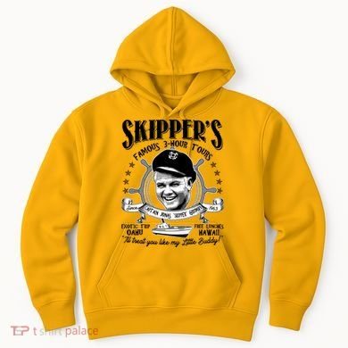 Retro Vintage Skipper's Famous 3Hour Tours Hoodie