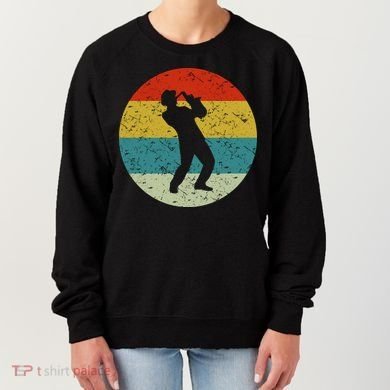 Retro Vintage Saxophone Women's Sweatshirt