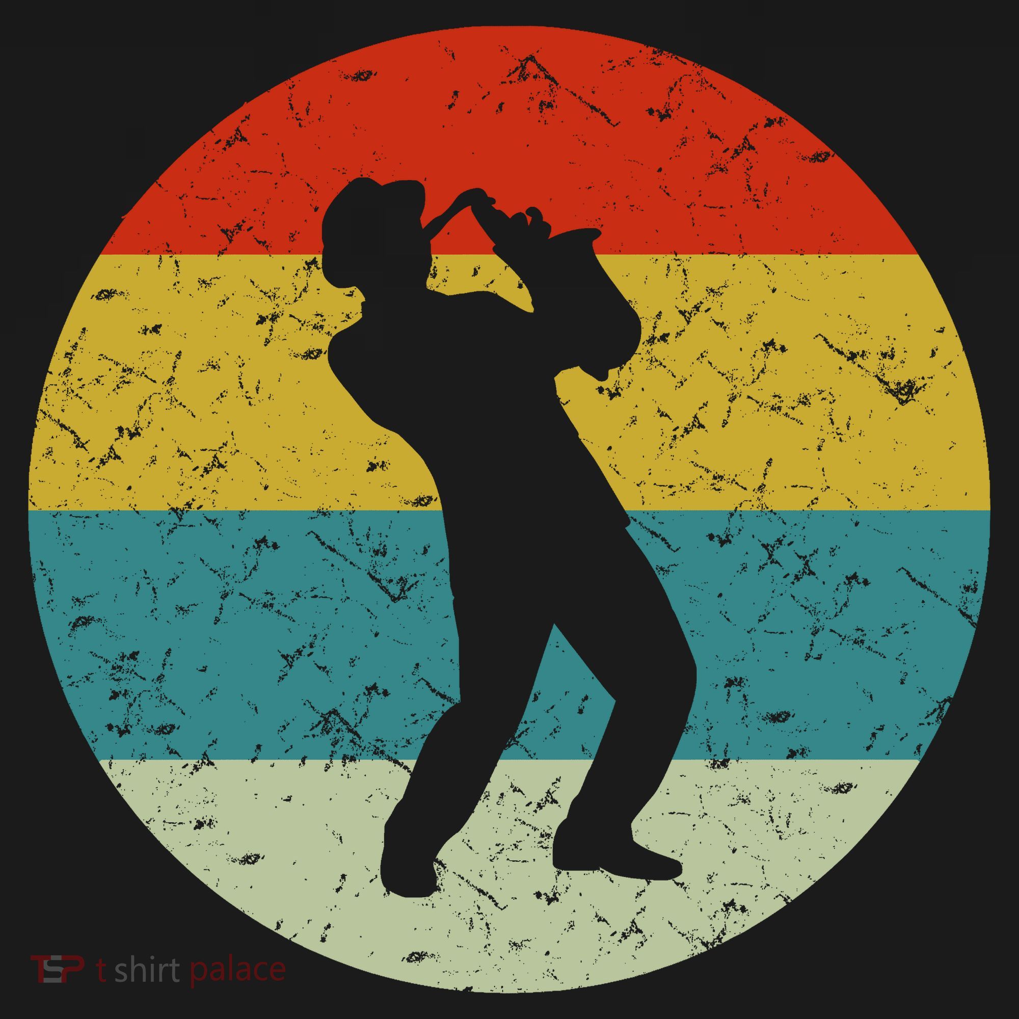 Retro Vintage Saxophone T-Shirt