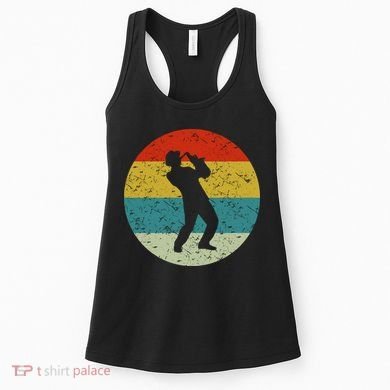 Retro Vintage Saxophone Women's Tank Top