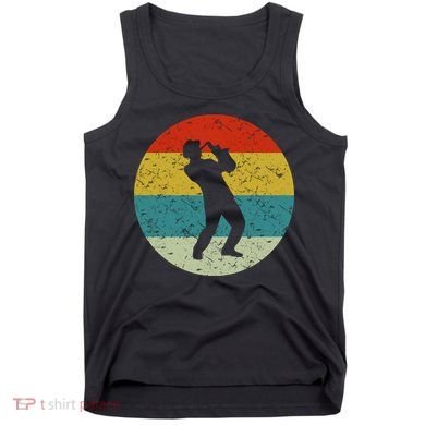 Retro Vintage Saxophone Tank Top