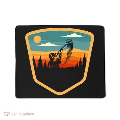Retro Vintage Sporting Trap Clay Lover Skeet Clay Shooting Mousepad