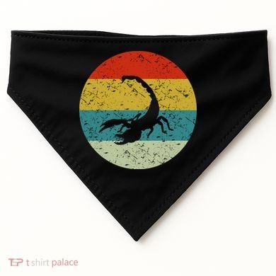 Retro Vintage Scorpion USA-Made Doggie Bandana