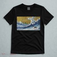 Retro Vintage Surfing A Wave Border Collie Lover T-Shirt thumb 5
