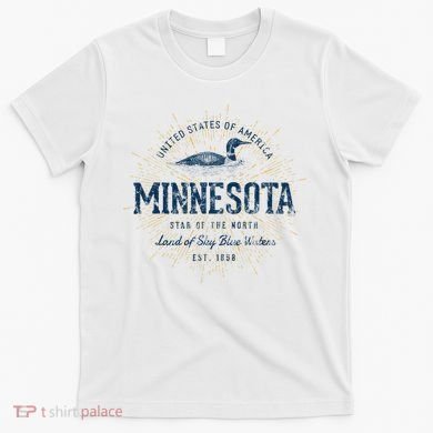 Retro Vintage State Of Minnesota T-Shirt