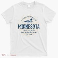 Retro Vintage State Of Minnesota T-Shirt thumb 0