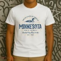 Retro Vintage State Of Minnesota T-Shirt thumb 3