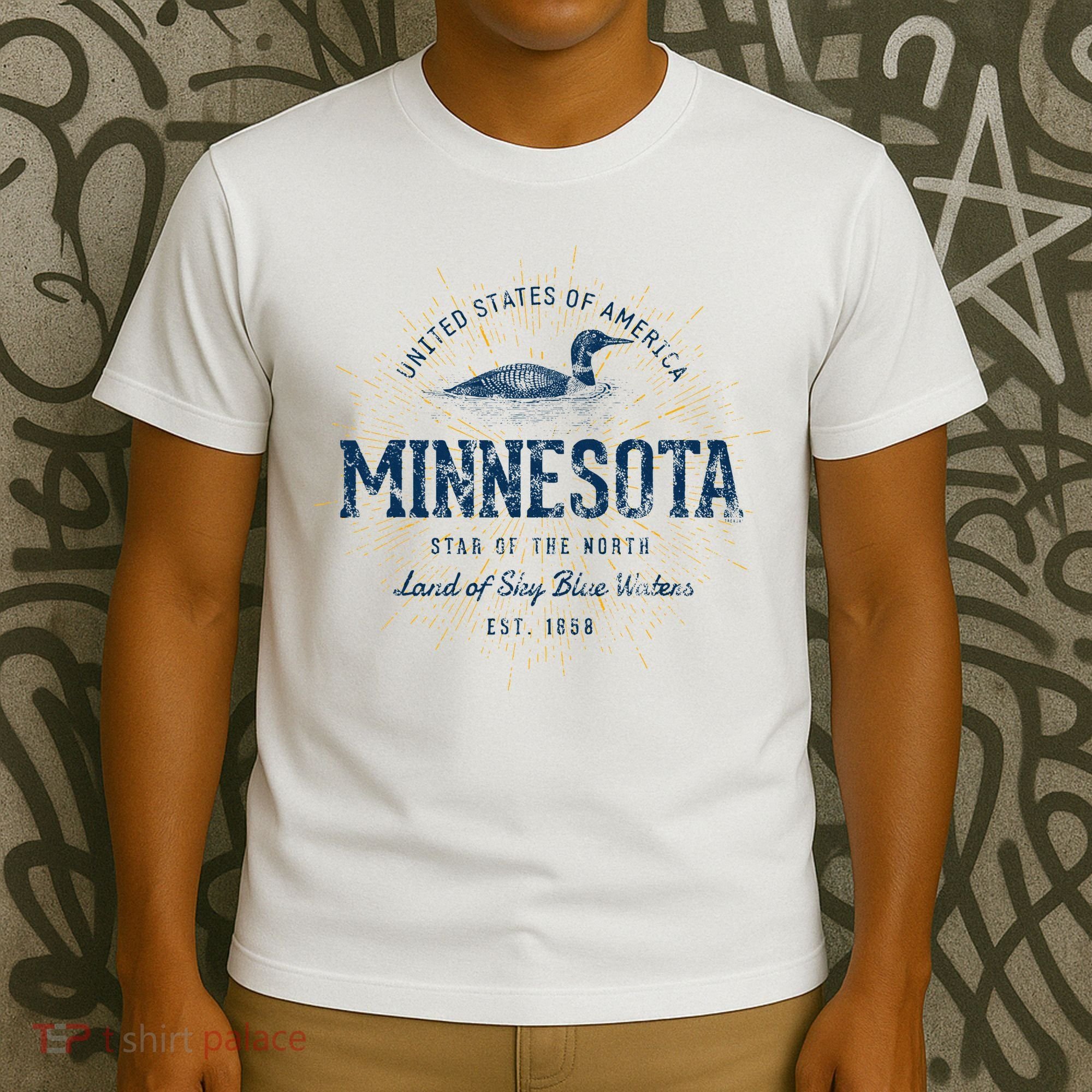 Retro Vintage State Of Minnesota T-Shirt