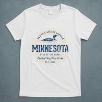 Retro Vintage State Of Minnesota T-Shirt thumb 5