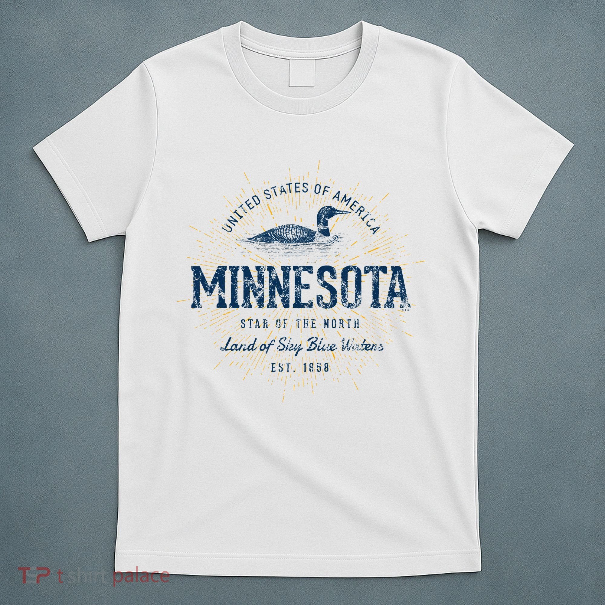 Retro Vintage State Of Minnesota T-Shirt