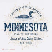 Retro Vintage State Of Minnesota T-Shirt thumb 7