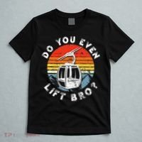 Retro Vintage Ski Do You Even Lift Bro T-Shirt thumb 5