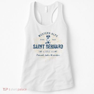 Retro Vintage Saint Bernard Women's Tank Top