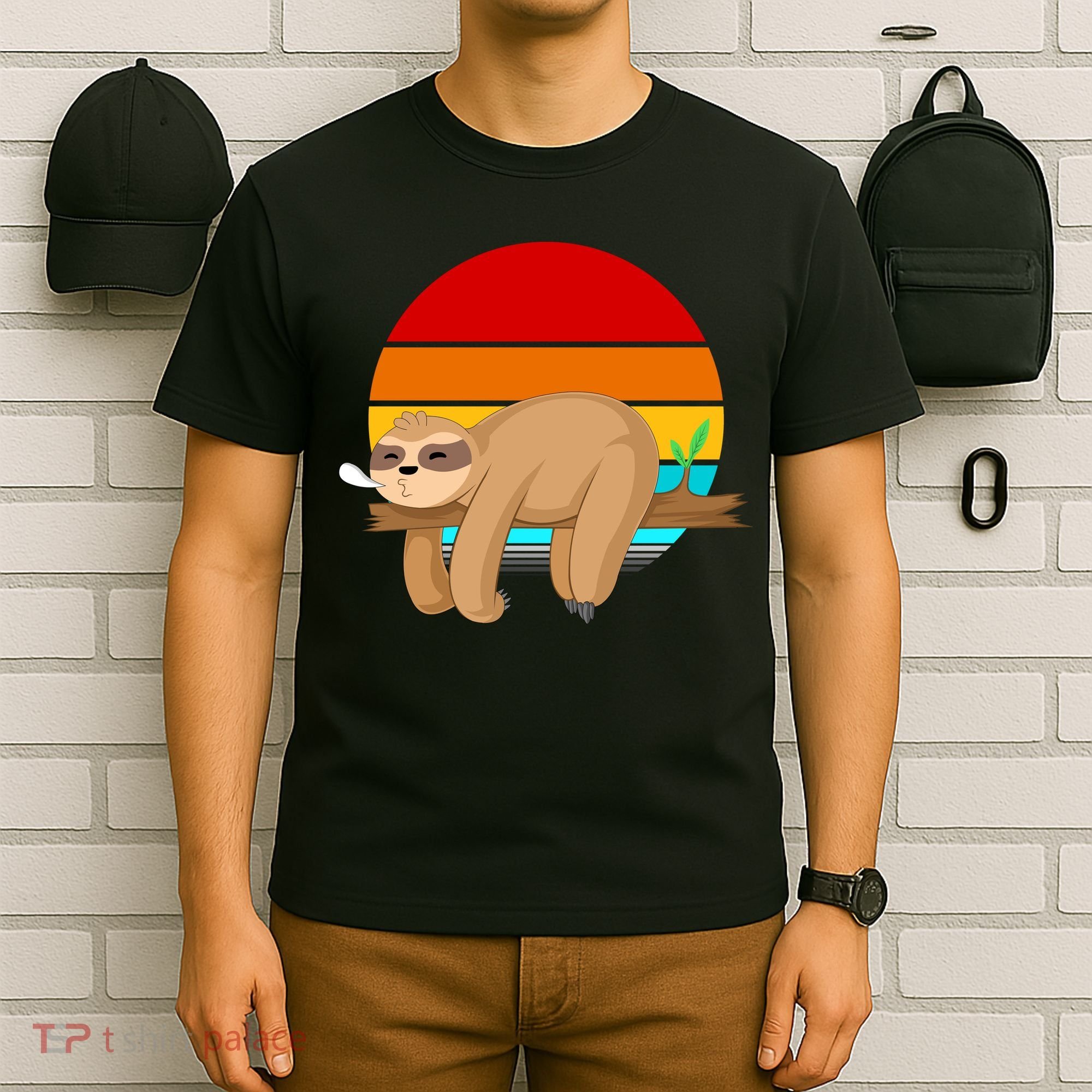 Retro Vintage Sloth T-Shirt