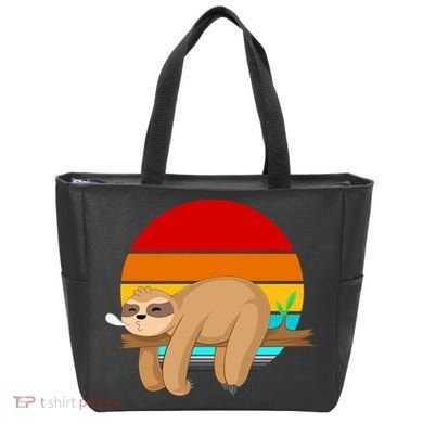 Retro Vintage Sloth Tote Bag