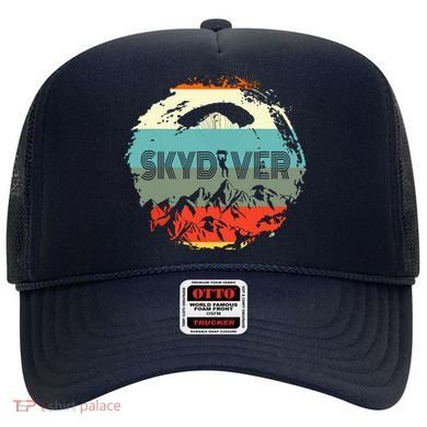 Retro Vintage Skydiver Skydiving Parachuting Skydive Gift Hat