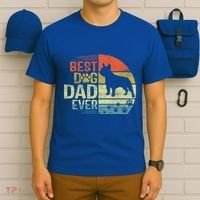 Retro Vintage Sunset Best French Bulldog Dog Dad Ever Gift T-Shirt thumb 6