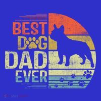 Retro Vintage Sunset Best French Bulldog Dog Dad Ever Gift T-Shirt thumb 7