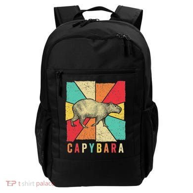 Retro Vintage Style Capybara Design Capybara Backpack