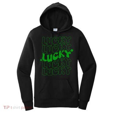Retro Vintage St Patricks Day Lucky Women's Hoodie
