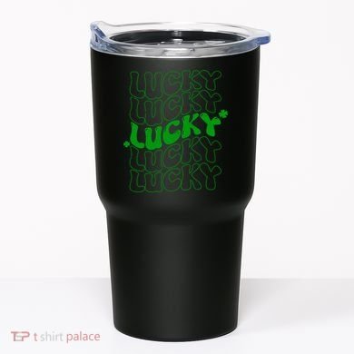 Retro Vintage St Patricks Day Lucky Tumbler