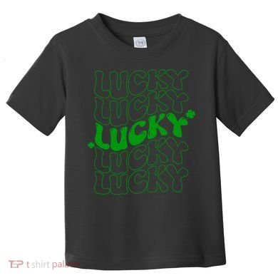Retro Vintage St Patricks Day Lucky Toddler T-Shirt