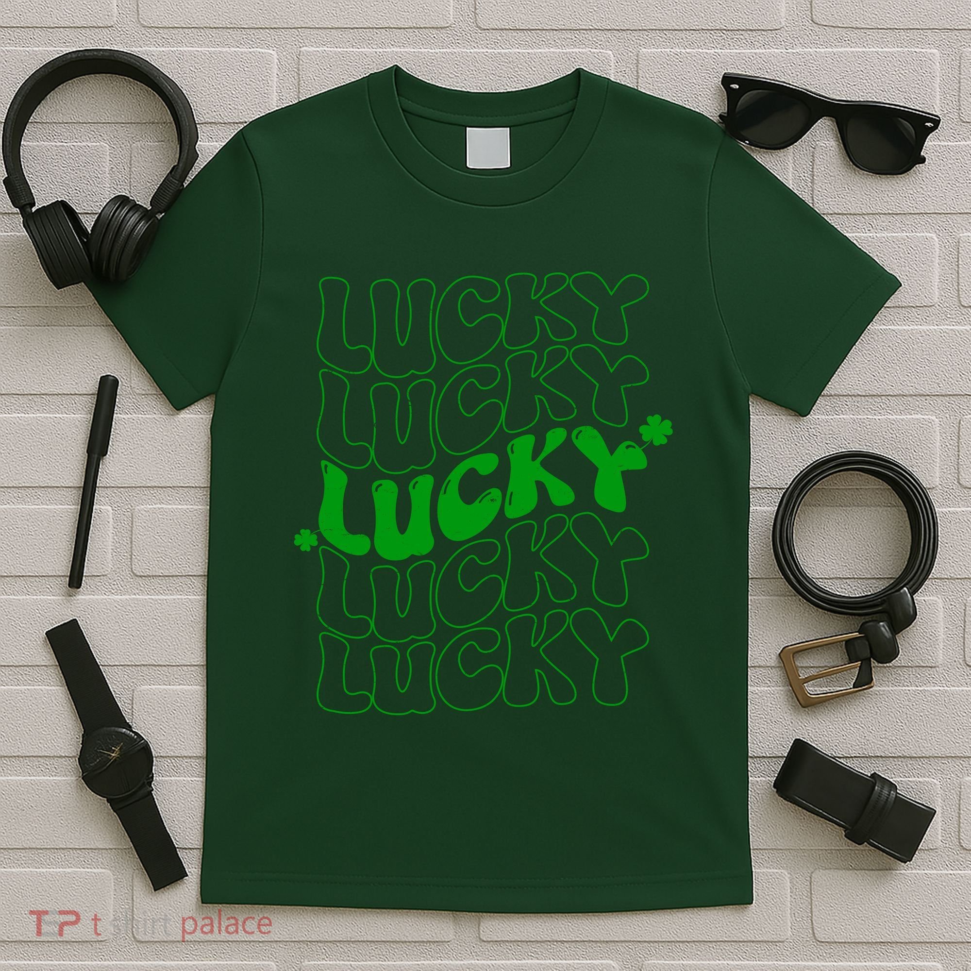 Retro Vintage St Patricks Day Lucky T-Shirt