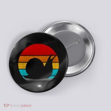 Retro Vintage Snail Button