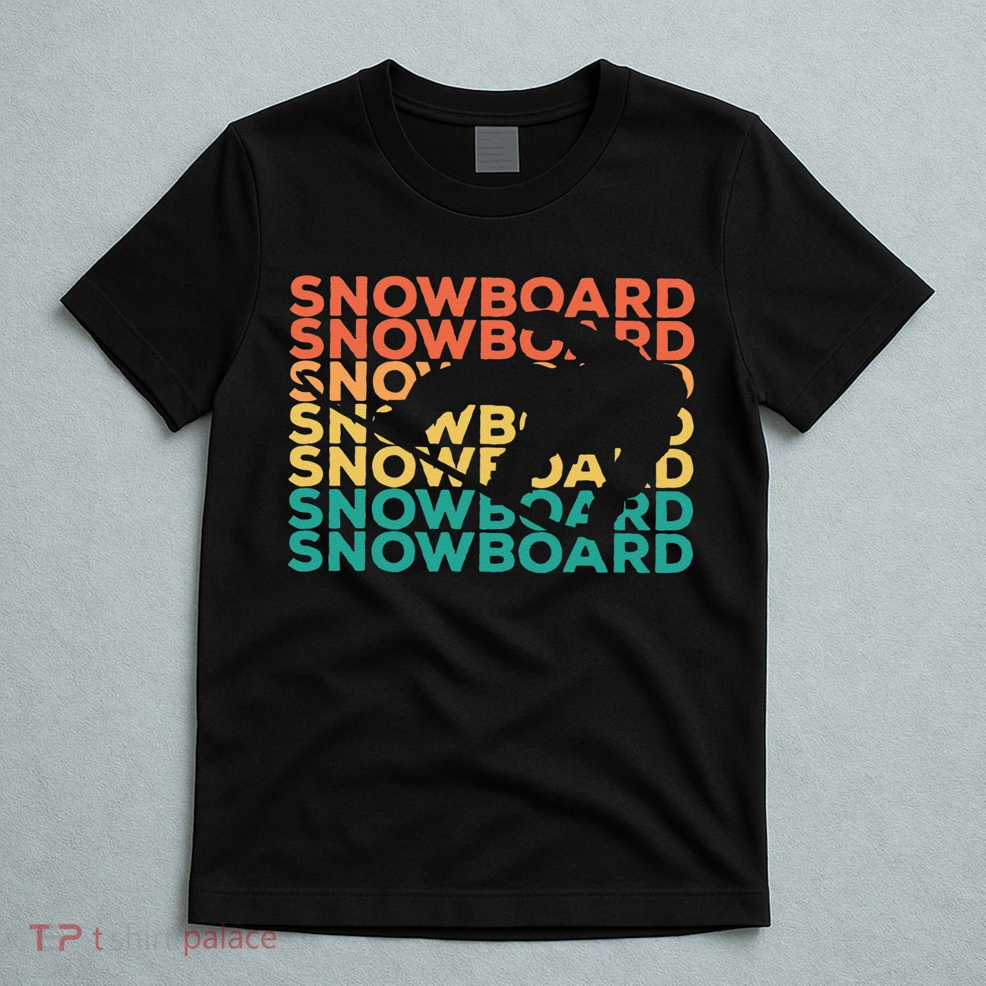 Retro Vintage Snowboarding Gift For Snowboarders T-Shirt