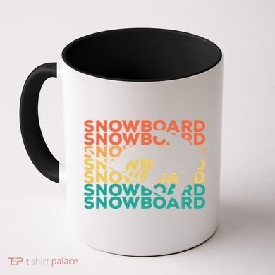 Retro Vintage Snowboarding Gift For Snowboarders Coffee Mug