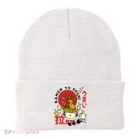 Ramen Vs Sushi Retro Japanese Food Beanie thumb 0