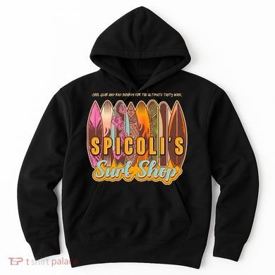 Retro Vintage Spicolis Surf Shop Hoodie