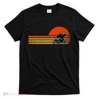 Retro Vintage Sprint Car Dirt Track Racing Distressed T-Shirt thumb 0