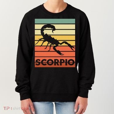 Retro Vintage Scorpio Astrology Symbol Meaningful Gift Women's Sweatshirt