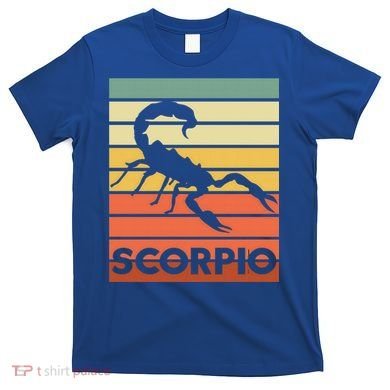 Retro Vintage Scorpio Astrology Symbol Meaningful Gift T-Shirt