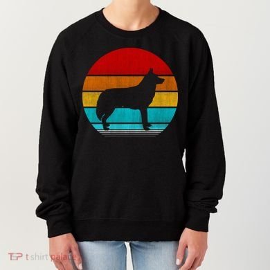 Retro Vintage Siberian Husky Women's Sweatshirt