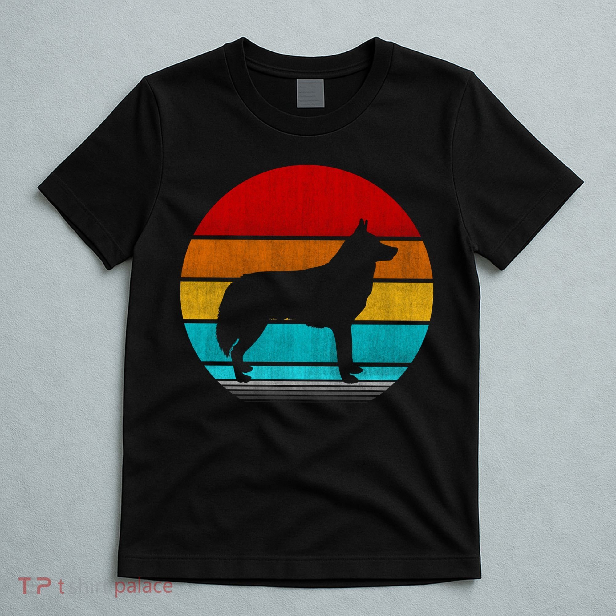 Retro Vintage Siberian Husky T-Shirt