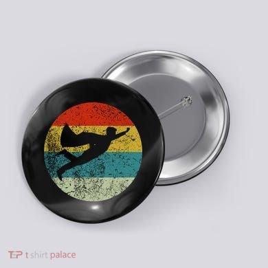 Retro Vintage Super Hero Button